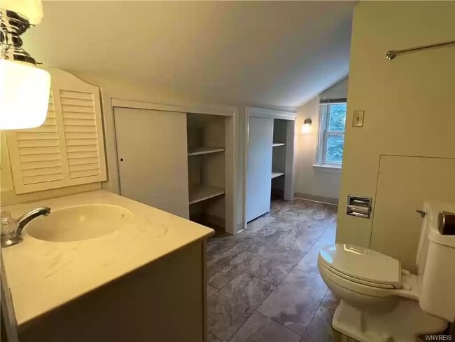 Full bathroom with plenty of storage