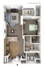 Capri II - 1 Bedroom - 1 Bathroom