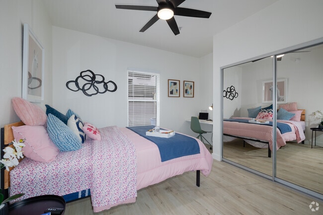 3BR, 3BA - 1,301SF - Second Bedroom