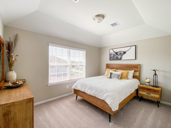 Guest Bedroom with Vaulted Ceiling (Plan 4301)