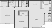2BR/2BA