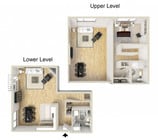 Penthouse floor plan Museum Place