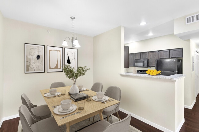 Beautifully Staged Dining Space