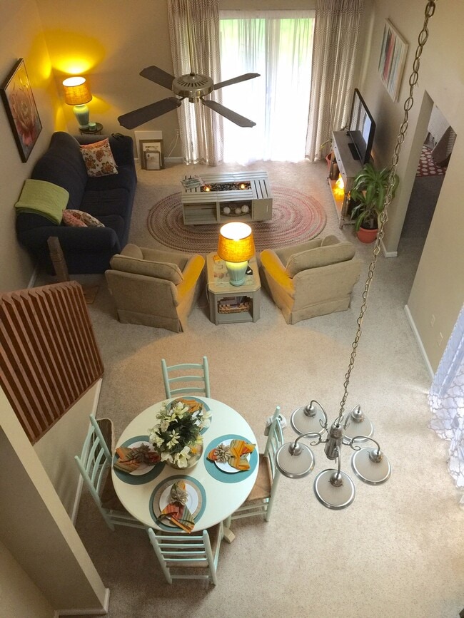 view from loft