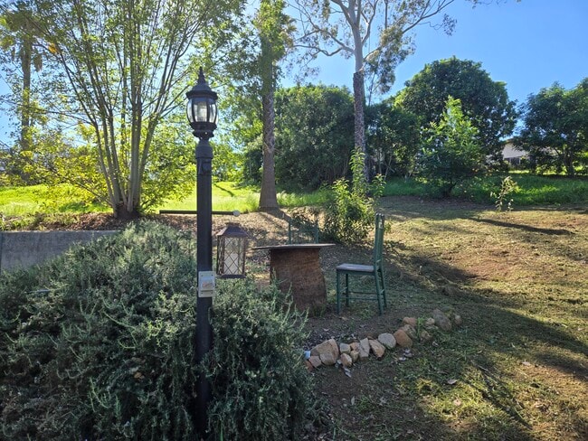 Garden sitting area