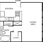 1BR/1BA