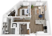 A4D floor plan Rivette Tower