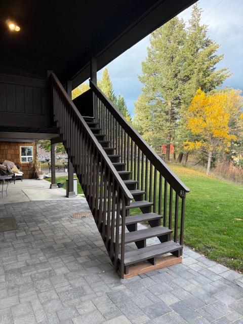 Stair access to entrance of Apt #3 - 1901 La Brant Rd