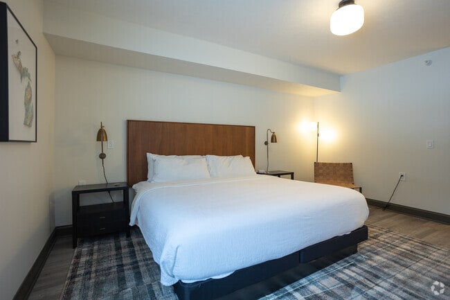 1BR, 1BA - 300SF - Bedroom - Studio's at The Vic