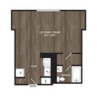 S2 - 345sq ft Studio Apartment