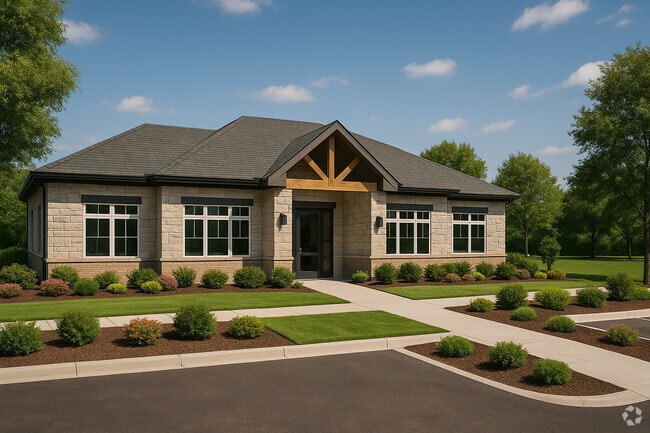 Rendering of Community Center - Beyond The Bend Rental
