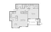 1x1- The Greens at Tryon Apartments - Raleigh, NC