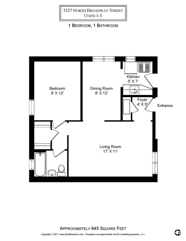 Photo - 3527 N Broadway Unidad 3