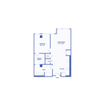 A14 floor plan Watermark at Buzzard Point