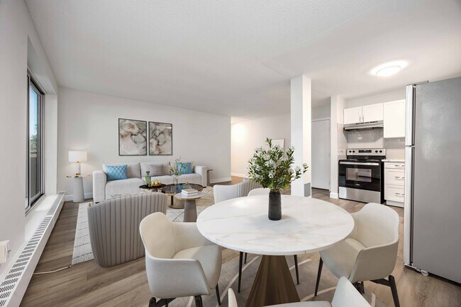 Living Room - Fairview Towers