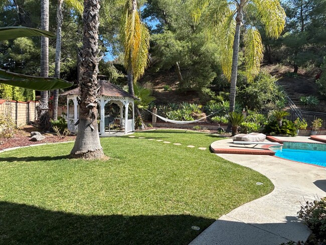 Backyard (left) - 23664 Meadcliff Pl House