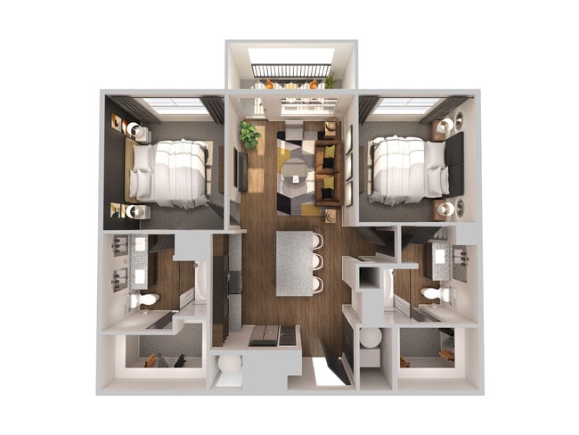 Cleveland (2-BR) 1020 sq ft - Fitzroy Promenade