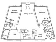 The McIntosh Floor Plan - 2BR/2BA