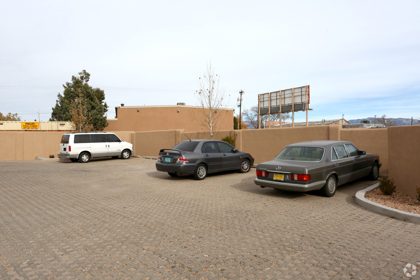 Off Street Parking Lot for Residents - Old Town Casitas Apartments