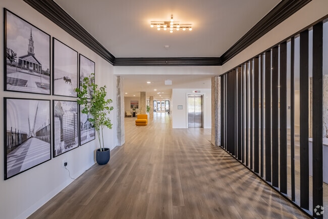 Lobby Entrance and Elevators