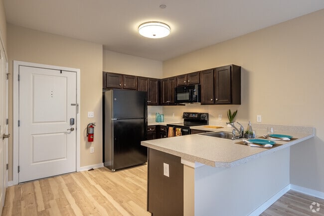 Model Unit - 1BR, 1BA - 664SF