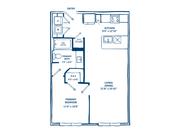 One Bedroom Floor Plan