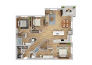 3 Bedroom | 2 Bath | 1429 SF | Renovated