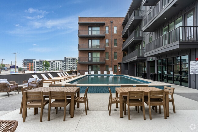 Elevated Luxury Pool Deck and Lounge