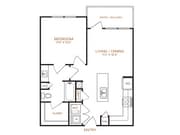 1 Bedroom | 1 Bathroom | 637 Sq. Ft. | Income Restricted