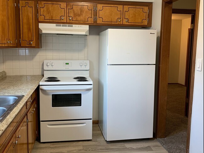 Kitchen in 1br unit
