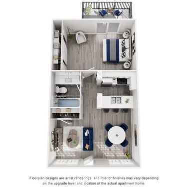 A1 - The Ashley at Bluffview Apartments