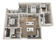 B2 | 2x2 | 1055 sq ft