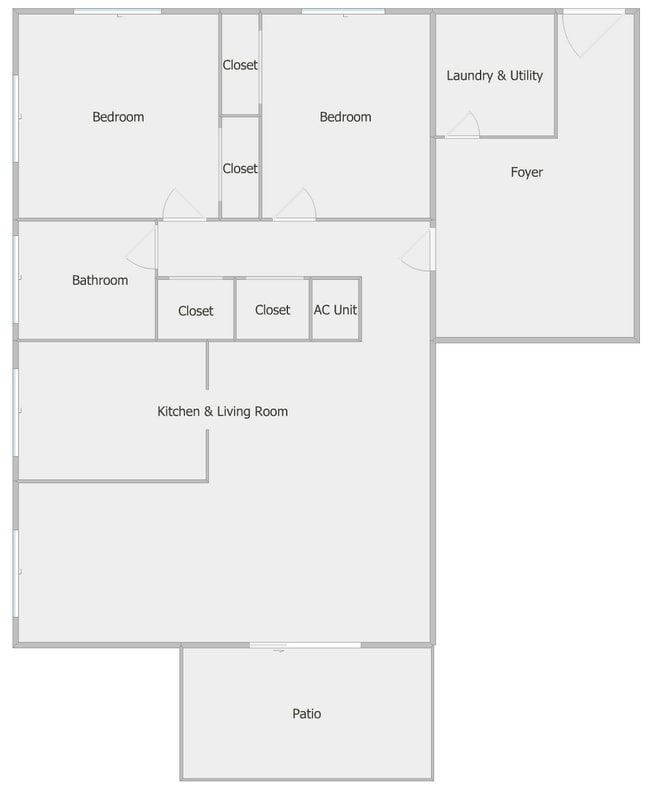 Floor Plan - 8502 Sagebrush Ln Unit 1