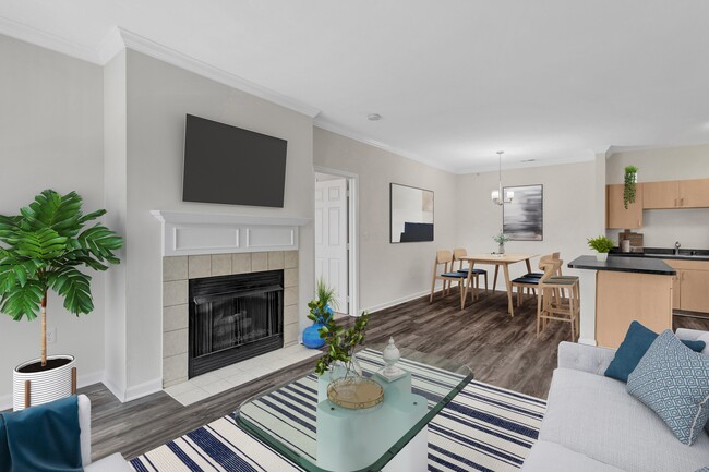 Living Room with Optional Fireplace