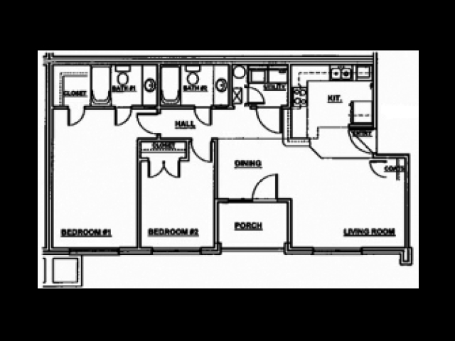 Floor Plan - 2BR