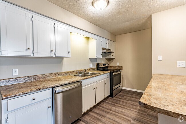 A12 1BR 1B 610 Sq Ft. kitchen