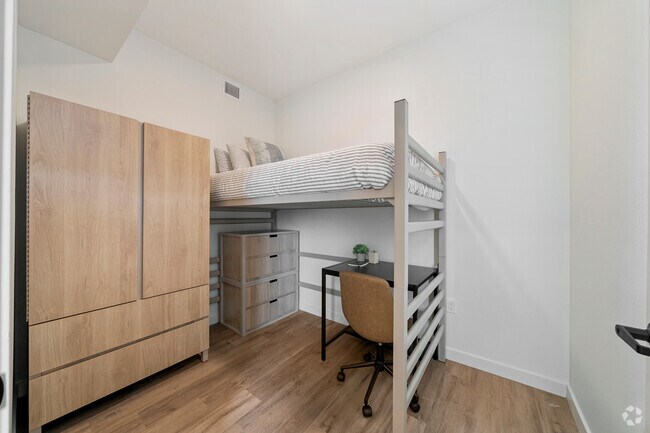 F2 - 6BR, 2BA - 1,050SF - Bedroom