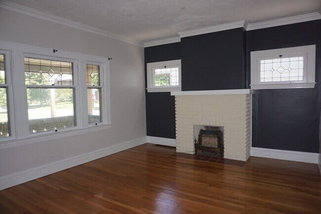 Living Room fireplace - 12624 Mount Overlook Ave Apartments Unit Lower