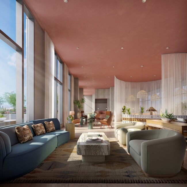 Sol Modern Phoenix Apartments Pool Lounge - Sol Modern