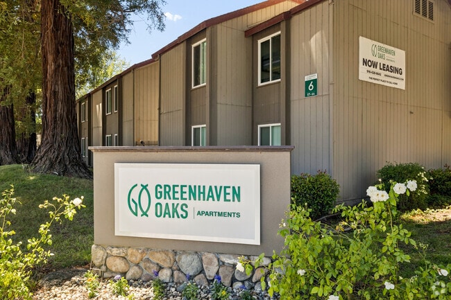 Monument Sign - Greenhaven Oaks Apartments