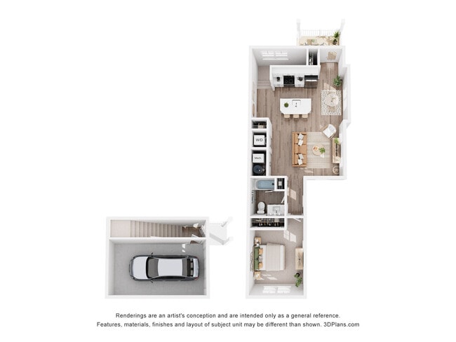 1 BEDROOM - C: Beds - 1: Baths - 1: SqFt Range - 873 to 873 - Genesee Pointe Apartments