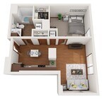 Floor Plan B2 | Domain | Apartments in Madison, WI