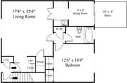 1BR/1BA