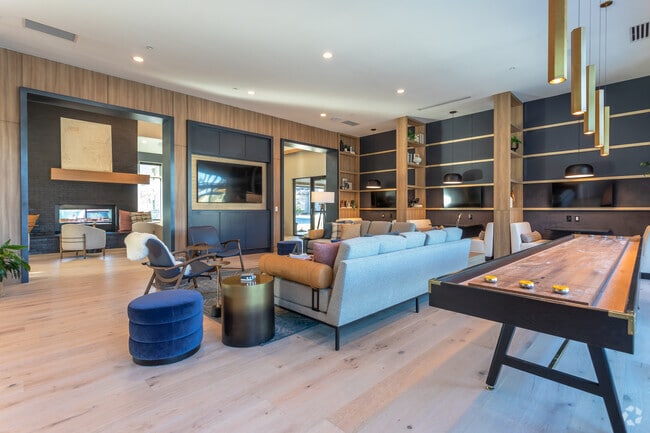 Clubhouse Community Room with Shuffleboard