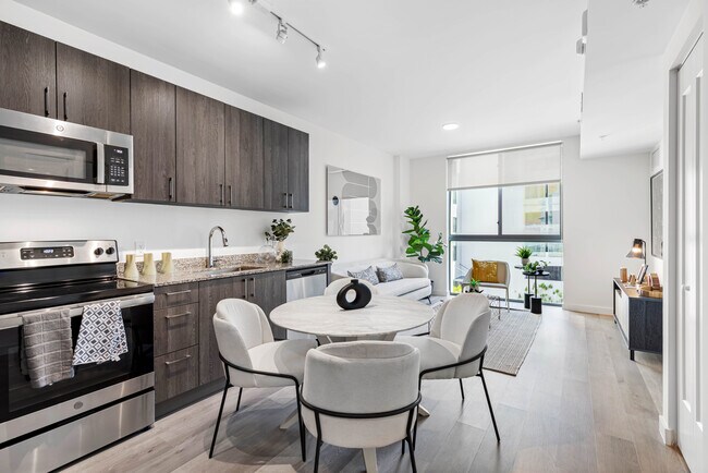 Cocina y sala de estar
