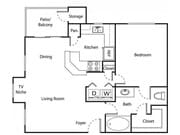 Plano de planta Canyon Reserve @ Fountain Lake