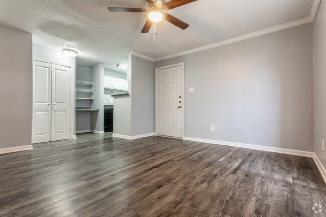 Living Room, Dining Room, and Kitchen