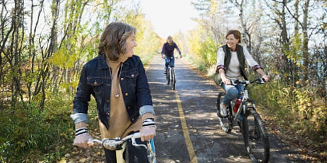 Over 1.3 miles of maintained walking, jogging, and cycling trails throughout