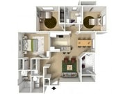Cottonwood Three Bedroom Two Bath