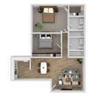 2-Bedroom 2-Bathroom